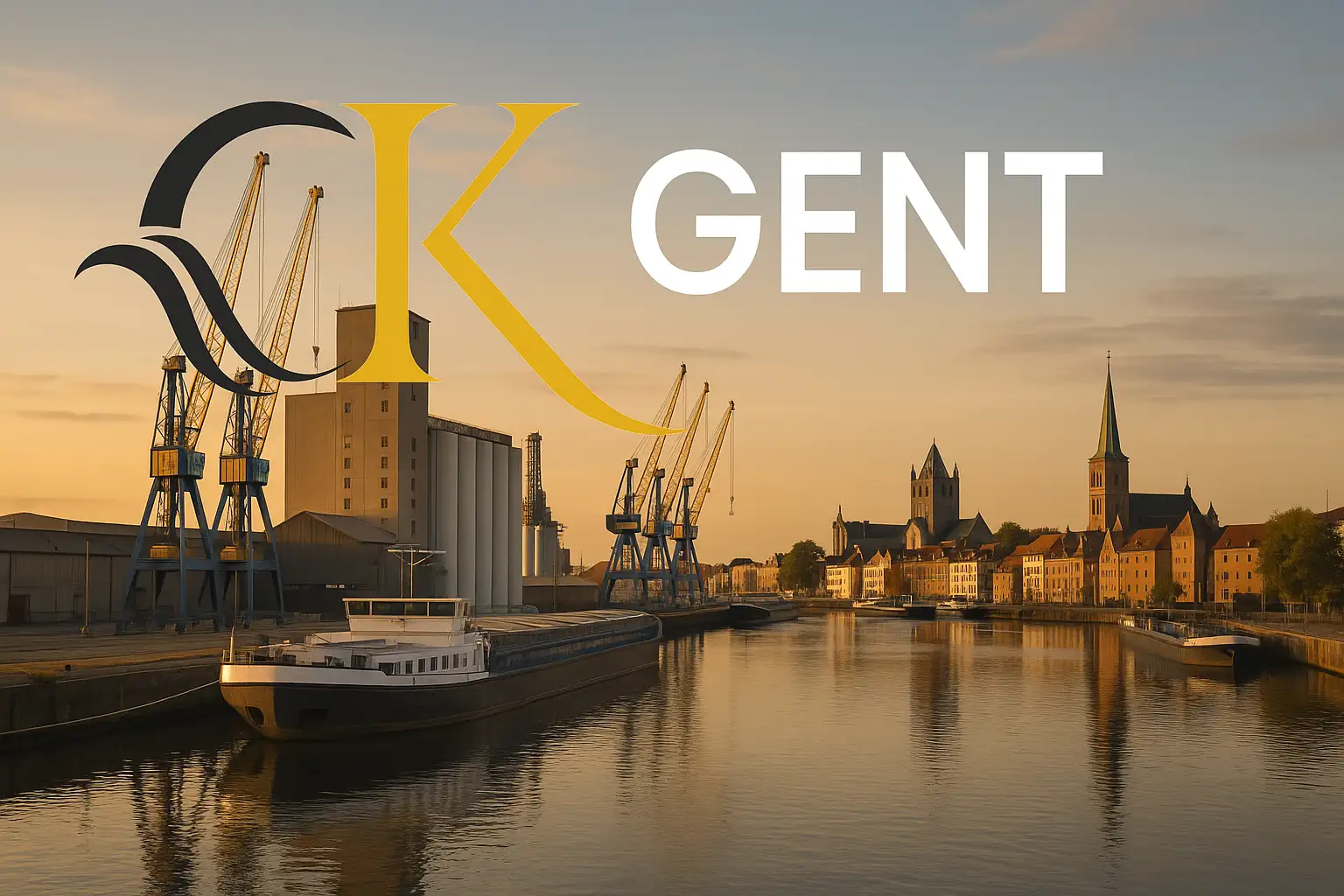 Der Hafen von Gent, Teil des North Sea Port und Automotive-Hub, betreut durch die CK Zollagentur.