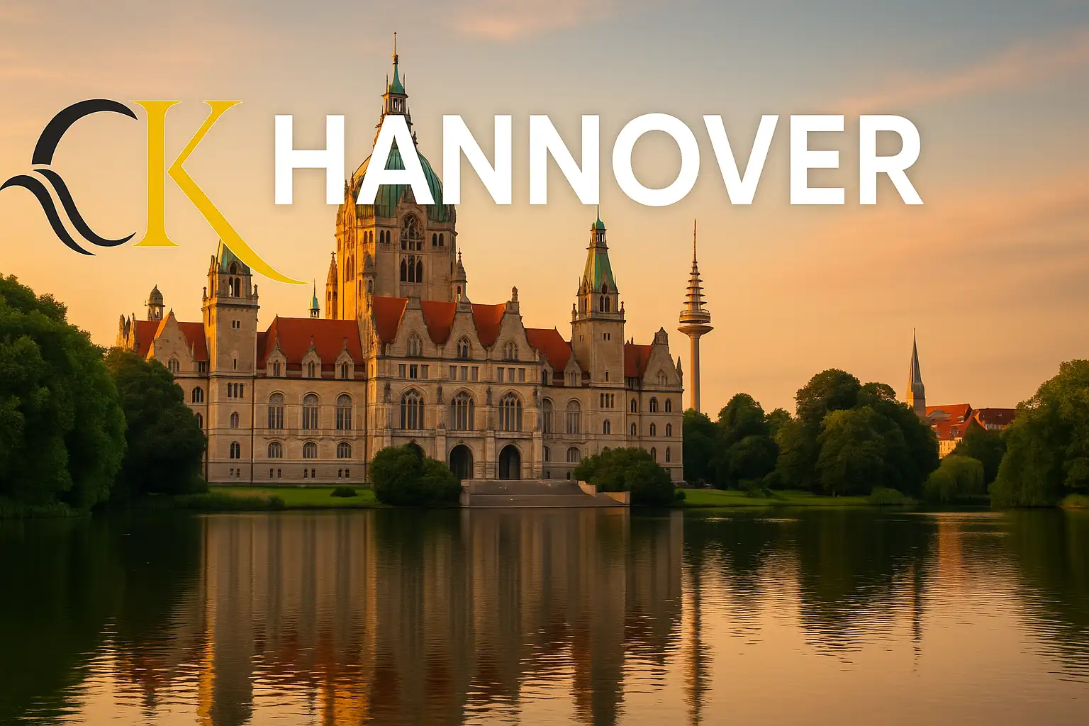 Das Neue Rathaus in Hannover, Symbol für den Wirtschaftsstandort Niedersachsen, betreut durch die CK Zollagentur.