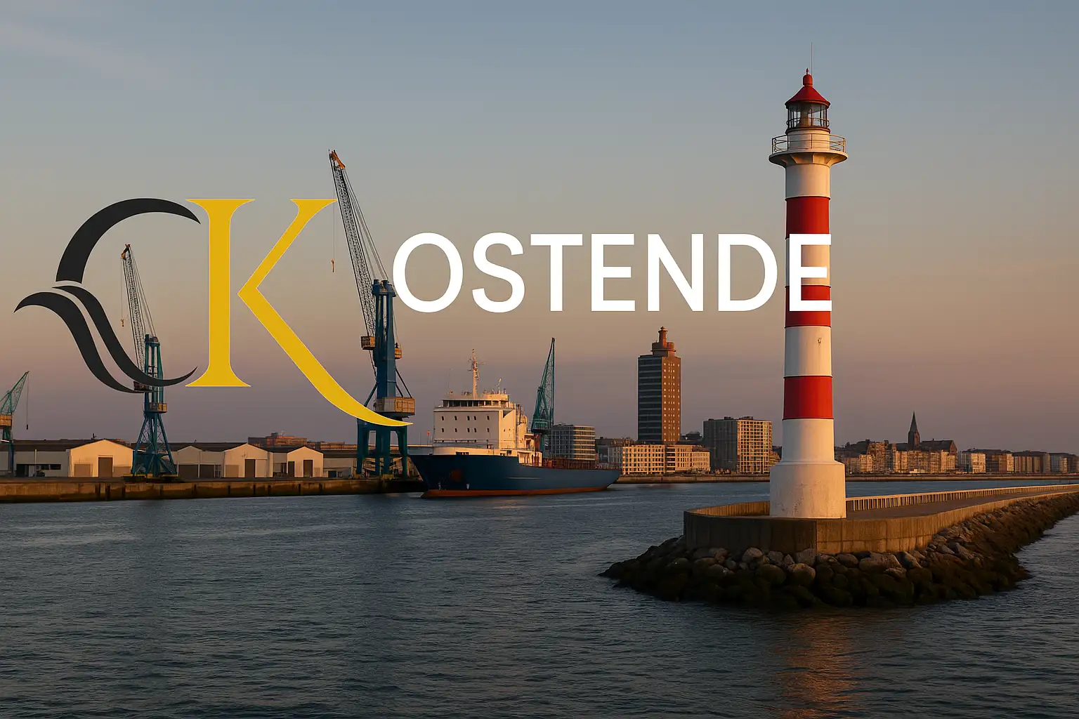 Der Hafen von Ostende, Tor nach Großbritannien, professionell betreut von der CK Zollagentur.