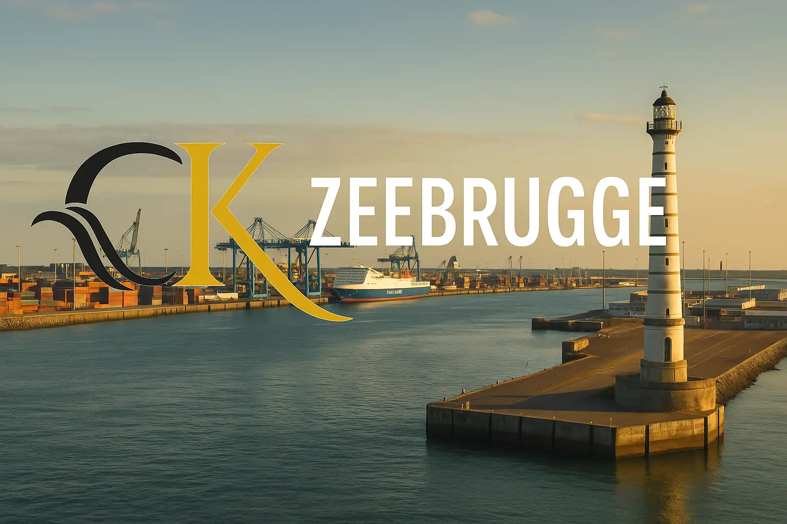 Der Hafen von Zeebrugge, Europas RoRo-Drehscheibe, professionell betreut von der CK Zollagentur.